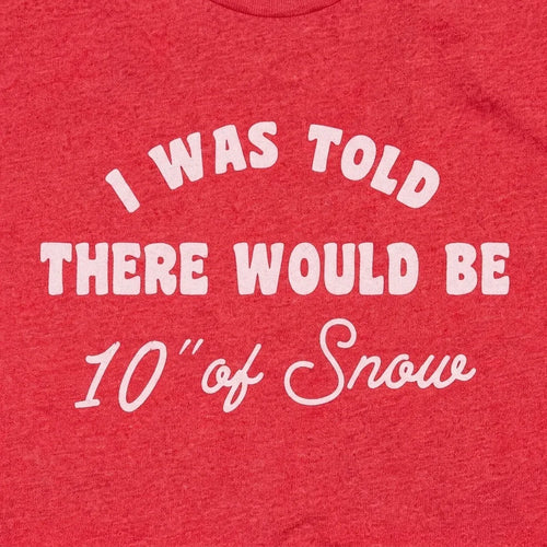 I Was Told There Would(n't) be 10" of Snow