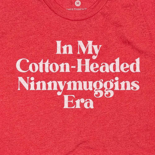 In My Cotton-Headed Ninnymuggins Era