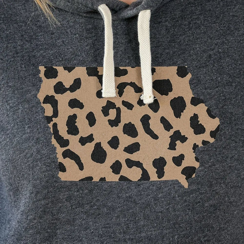Iowa Leopard Pattern Hoodie