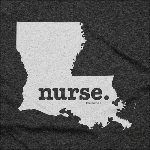 Louisiana Nurse Home T-Shirt