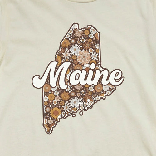 Retro Floral Maine