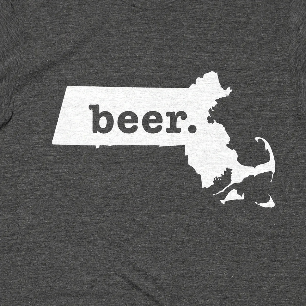 Massachusetts Beer Home T design close-up