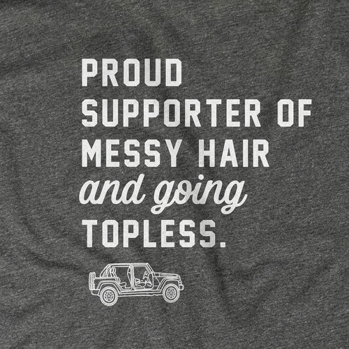 Messy Hair and Going Topless