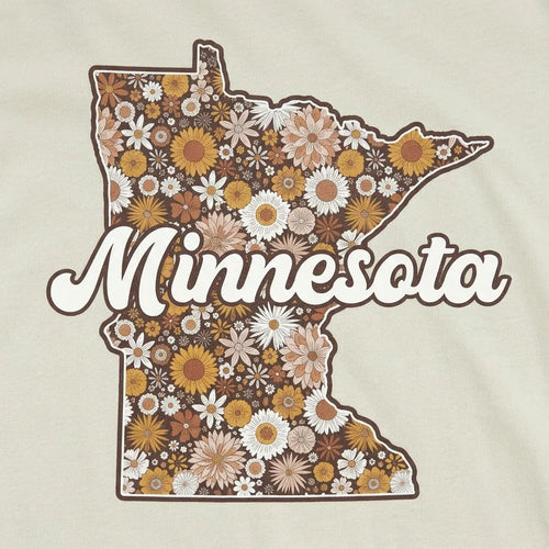 Retro Floral Minnesota