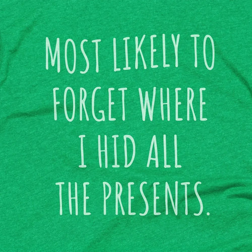 Most Likely to Forget Where I Hid All the Presents