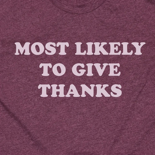 Most Likely To Give Thanks