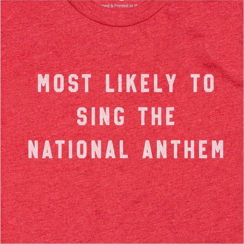 Most Likely to Sing the National Anthem