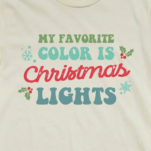 My Favorite Color is Christmas Lights