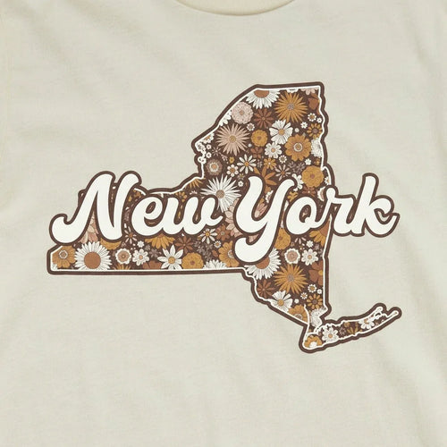 Retro Floral New York
