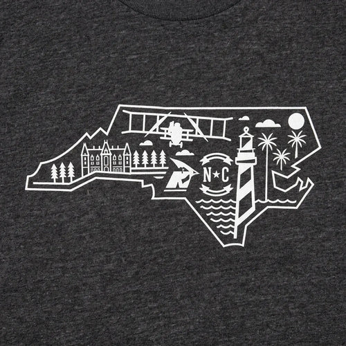 North Carolina Icons T-shirt
