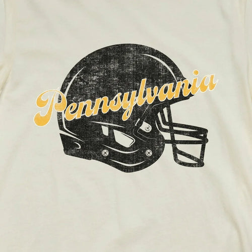 Vintage Football Pennsylvania (Black & Gold)