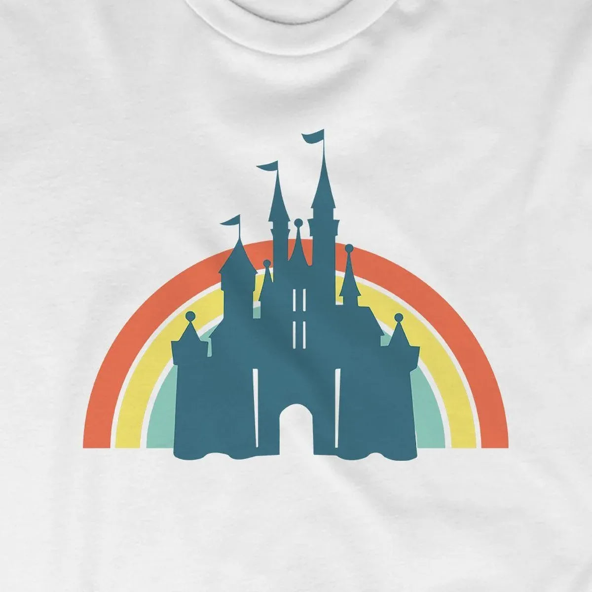 Rainbow Castle design close-up