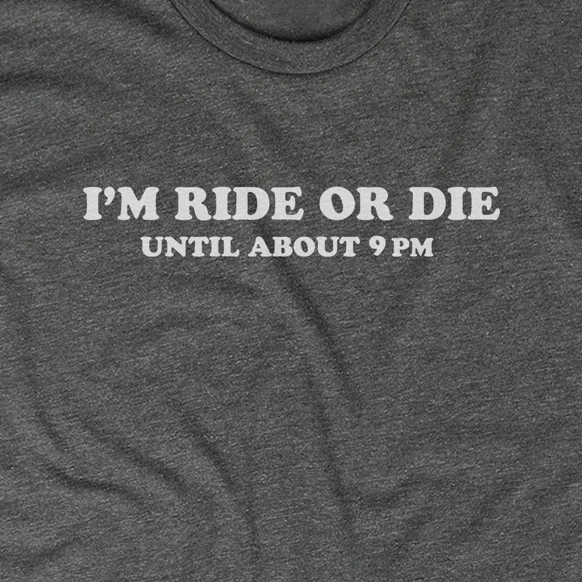 Ride Or Die design close-up