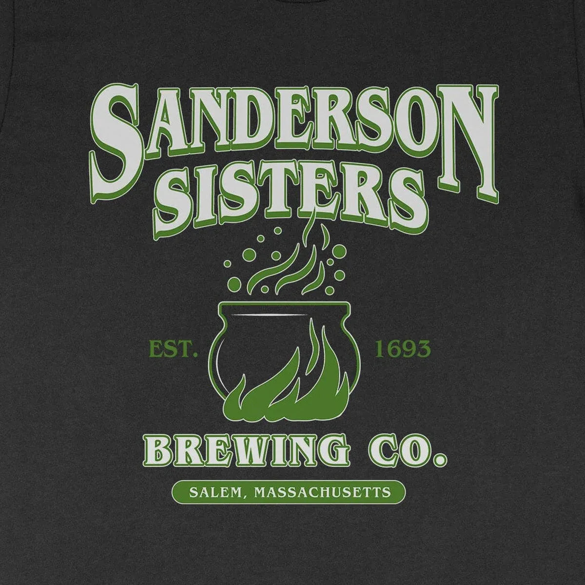 Sanderson Sisters Brewing Co design close-up
