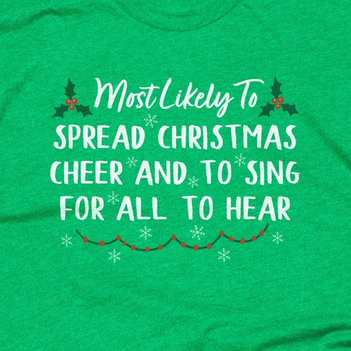 Spread Christmas Cheer and to Sing Loud for All to Hear