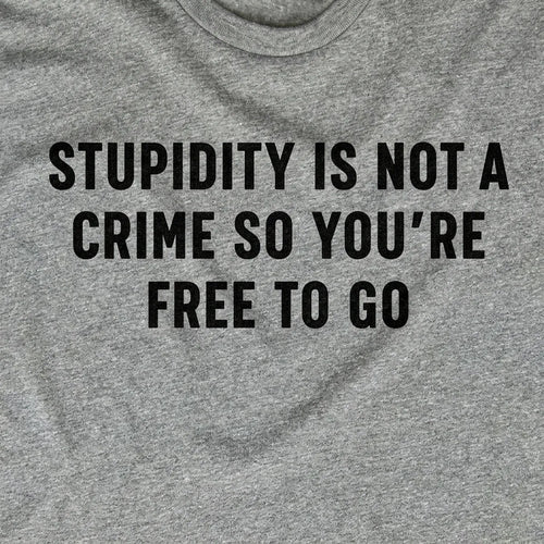 Stupidity is Not a Crime
