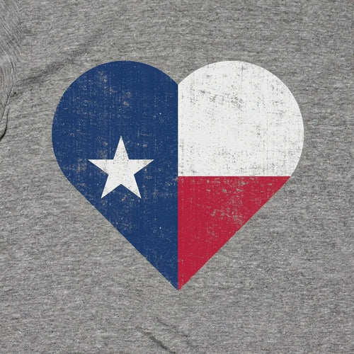Texas Flag Heart