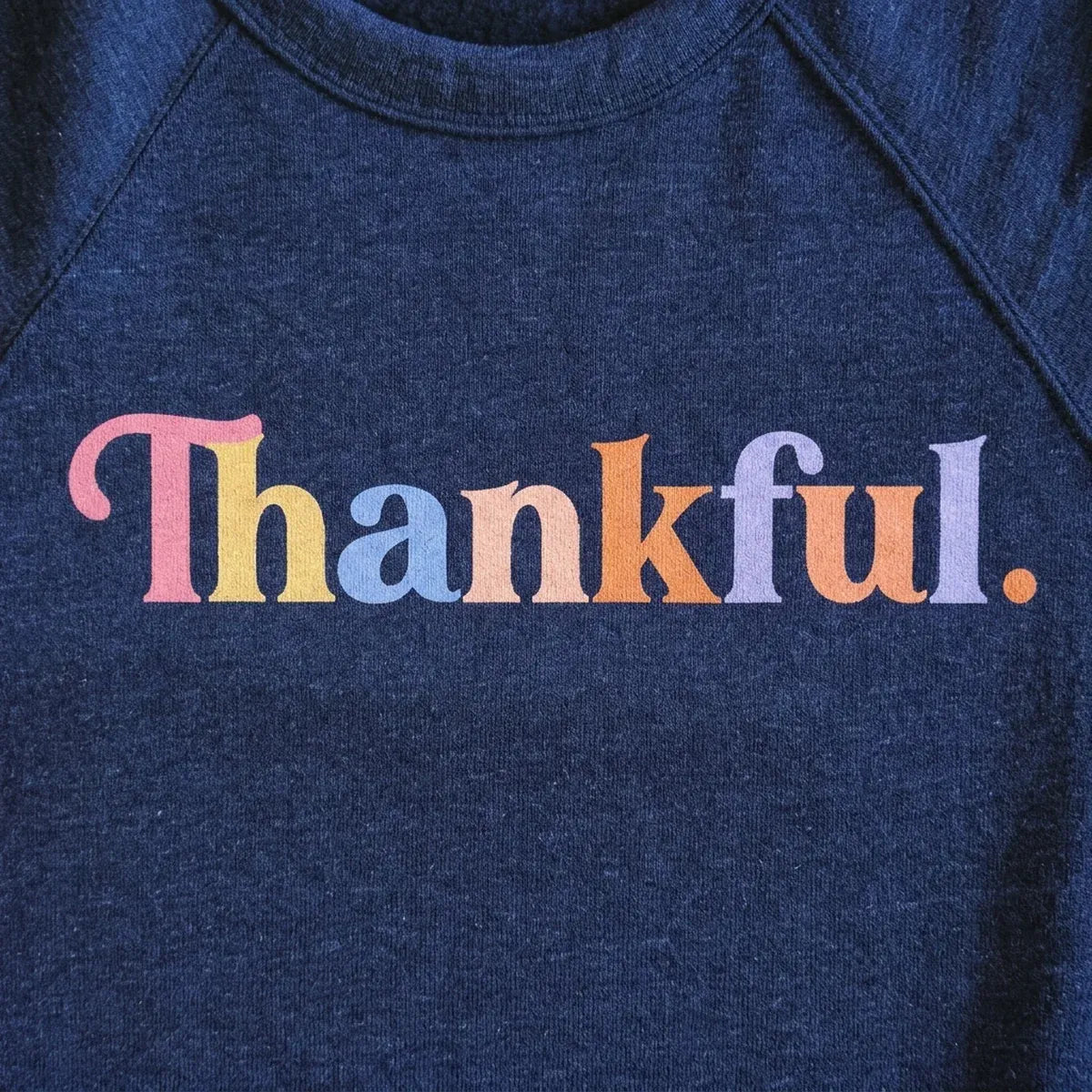 Thankful design close-up