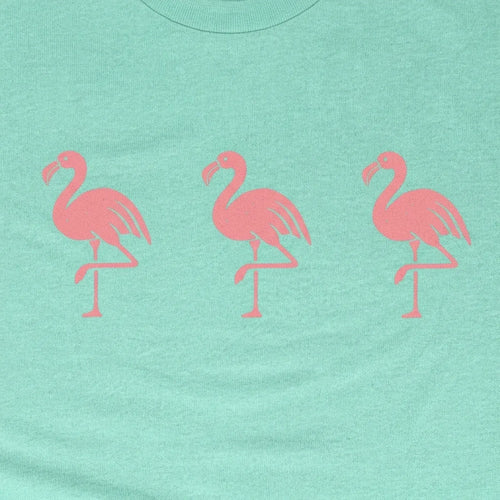 Three Flamingos