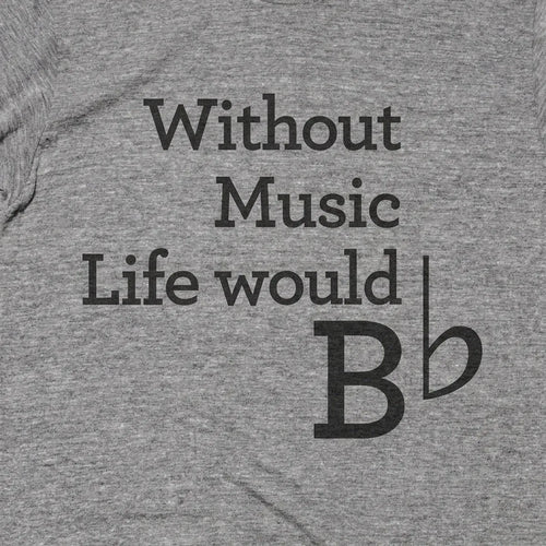 Without Music Life Would B-Flat