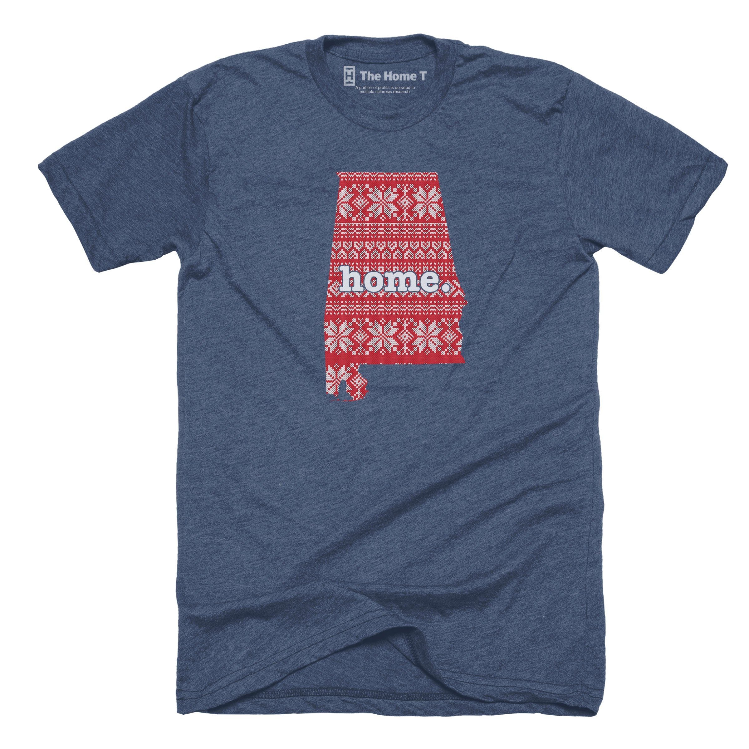 Alabama Christmas Sweater Pattern Christmas Sweater The Home T XS Navy T-Shirt