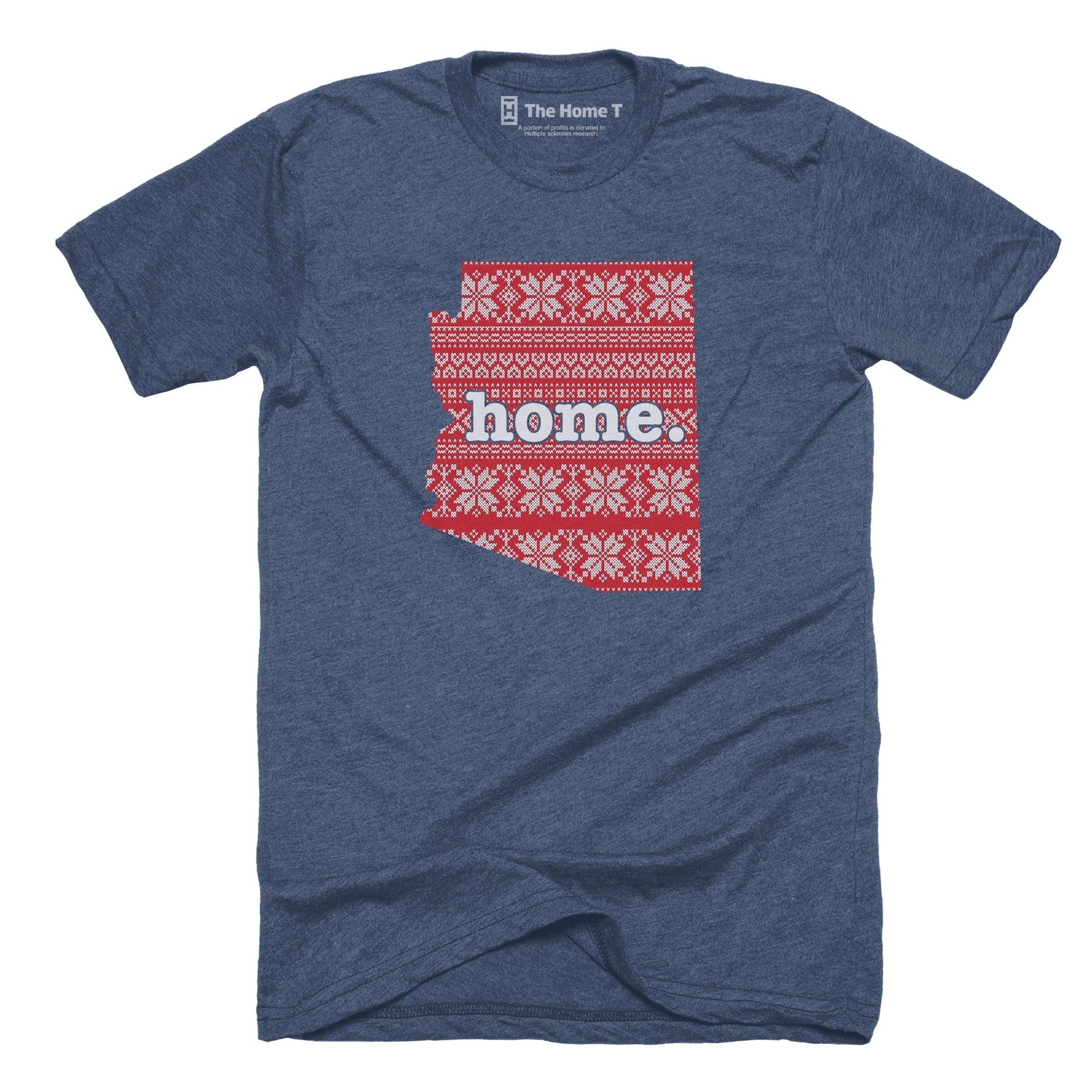 Arizona Christmas Sweater Pattern Christmas Sweater The Home T XS Navy T-Shirt