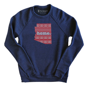 Arizona Christmas Sweater Pattern Christmas Sweater The Home T XS Navy Sweatshirt