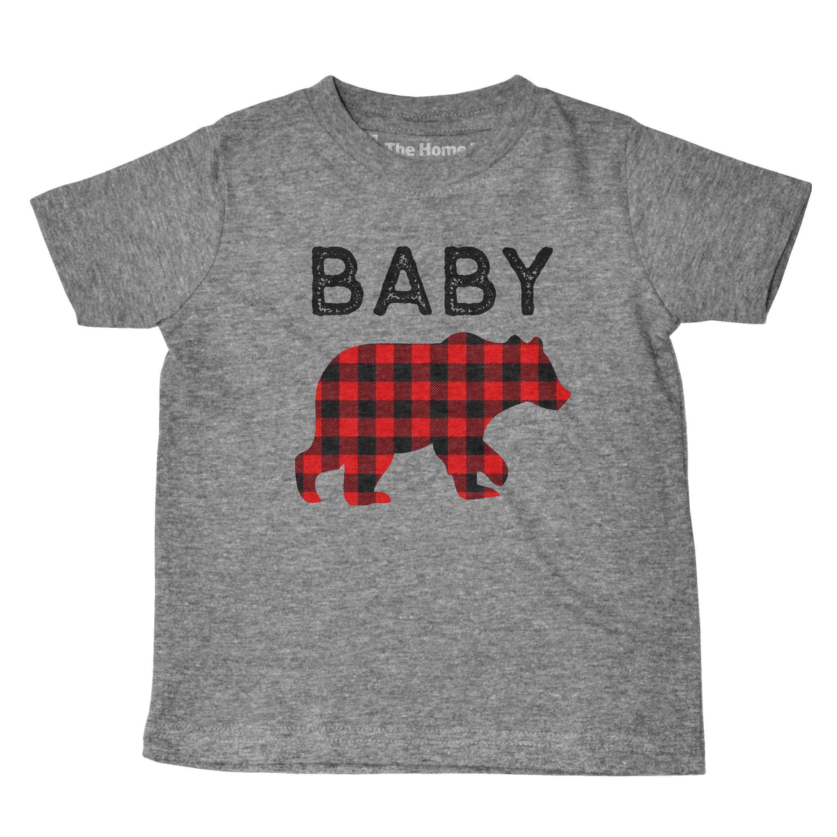 Baby Bear Plaid Kids Tee