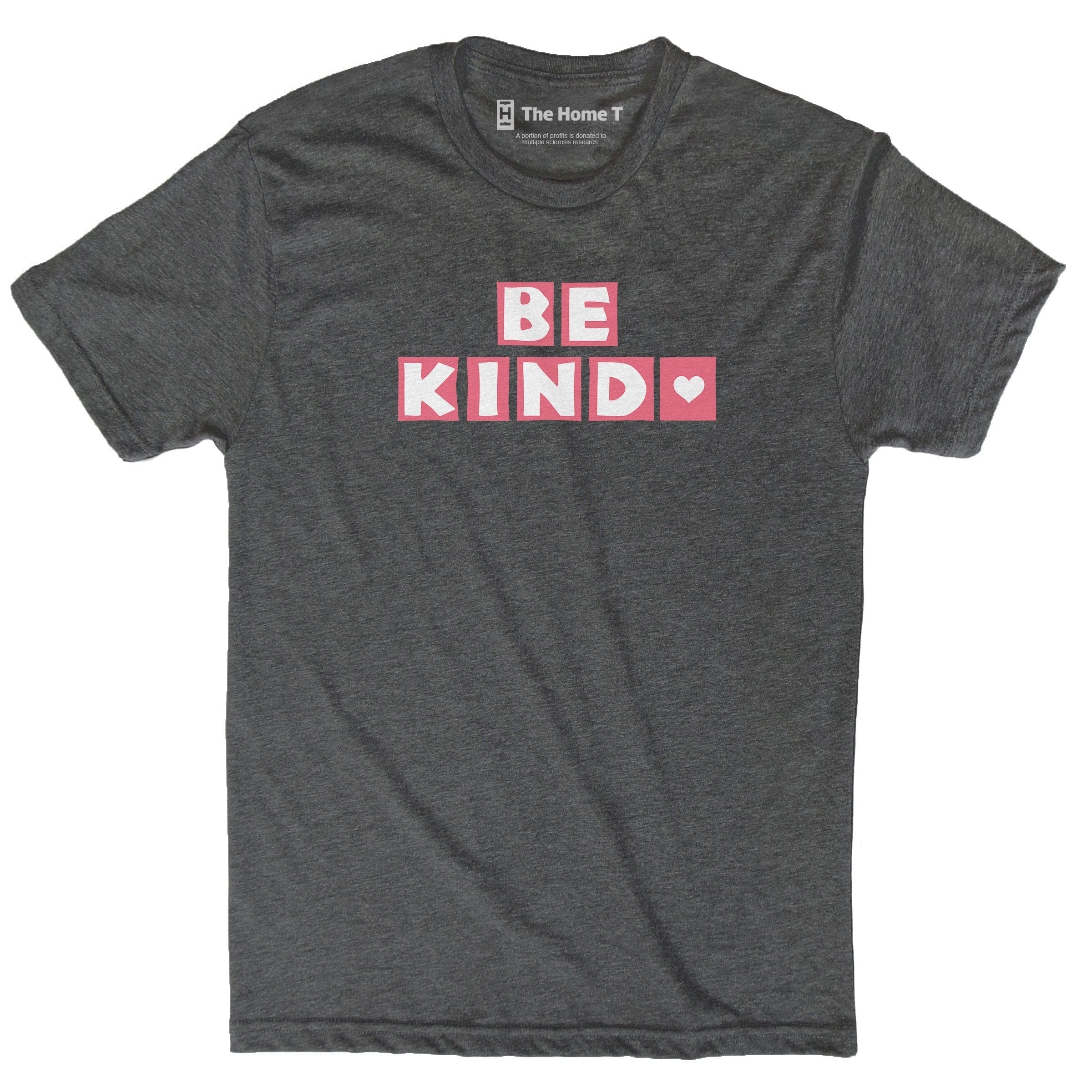 Be Kind Blocks Dark Grey Crewneck