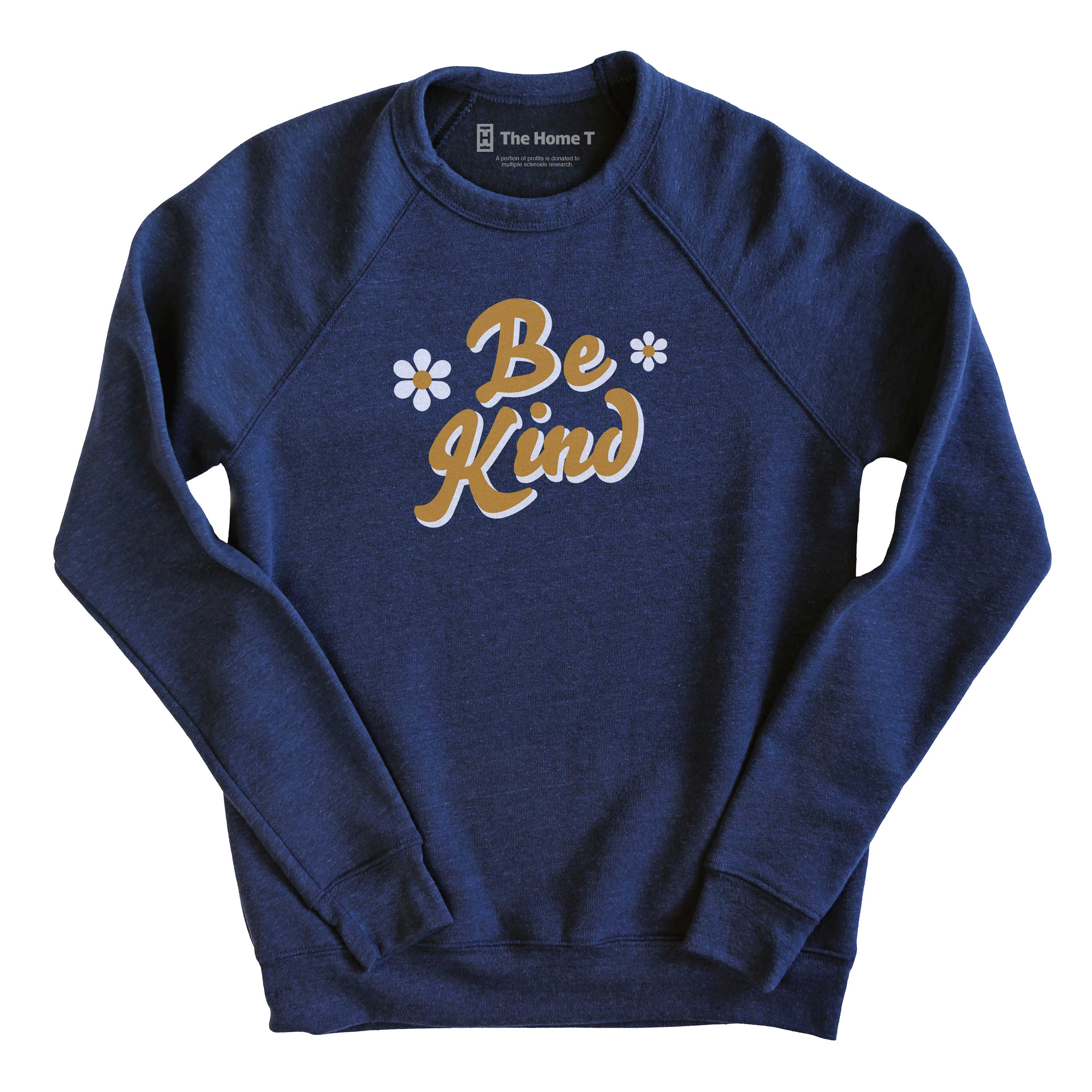 Be Kind Flower Navy Sweatshirt