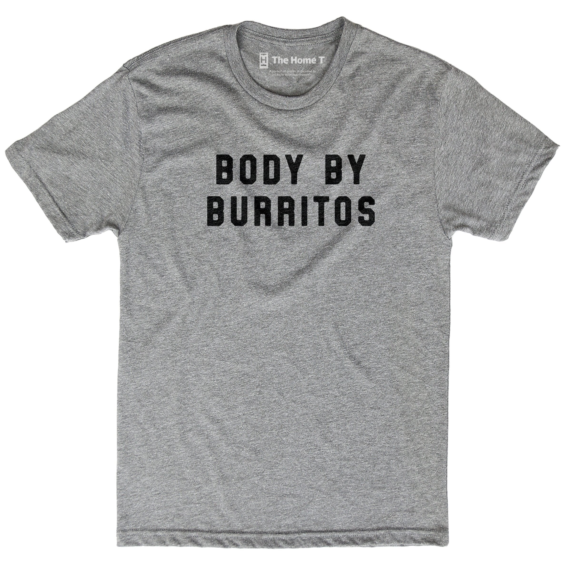 Body By Burritos Athletic Grey Crewneck