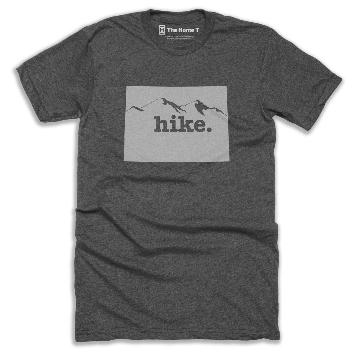 Colorado Hike Home T-Shirt Outdoor Collection The Home T XXL Grey