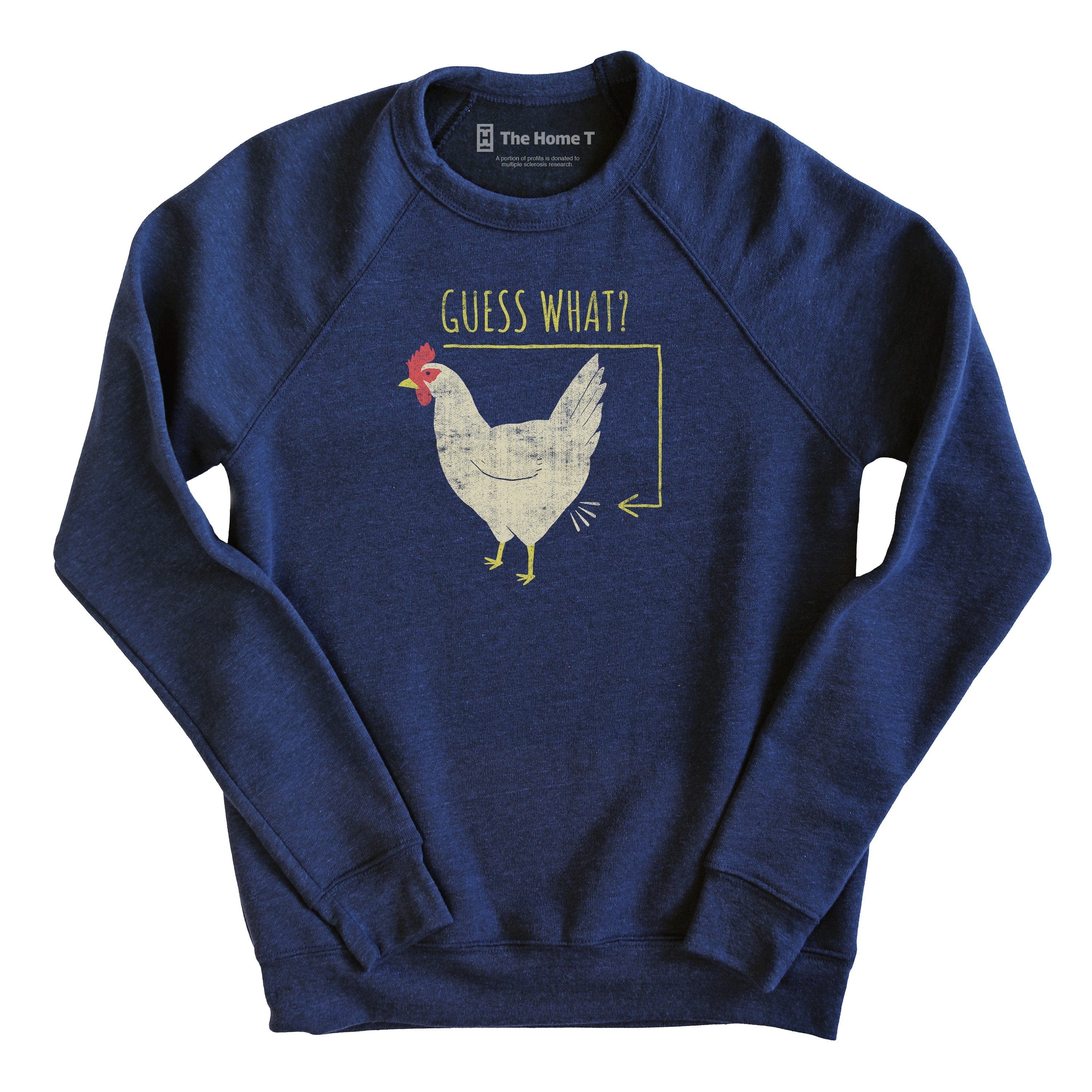 Guess What Chicken Butt White Hen Kids T-Shirt for Sale by csforest