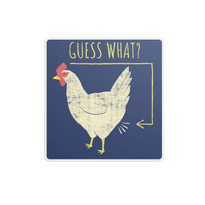 Chicken Butt Sticker