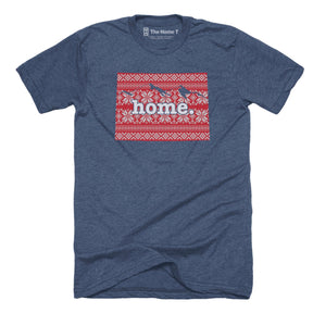 Colorado Christmas Sweater Pattern Christmas Sweater The Home T XS Navy T-Shirt