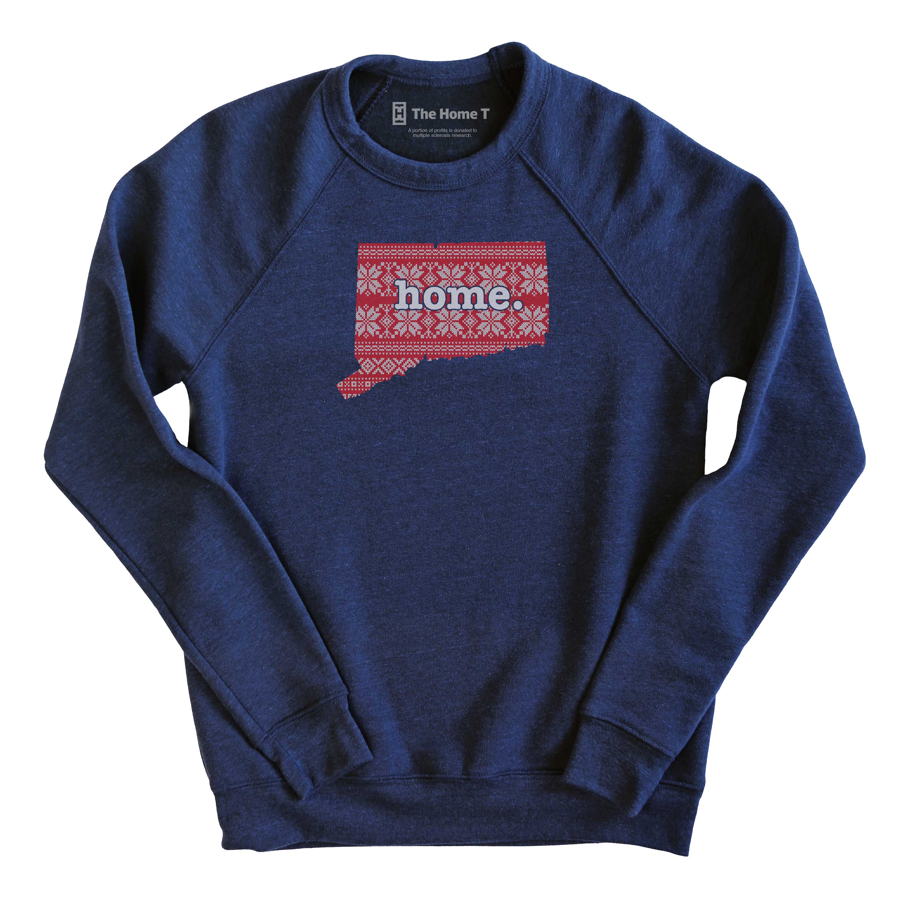 Connecticut Christmas Sweater Pattern Christmas Sweater The Home T XS Navy Sweatshirt