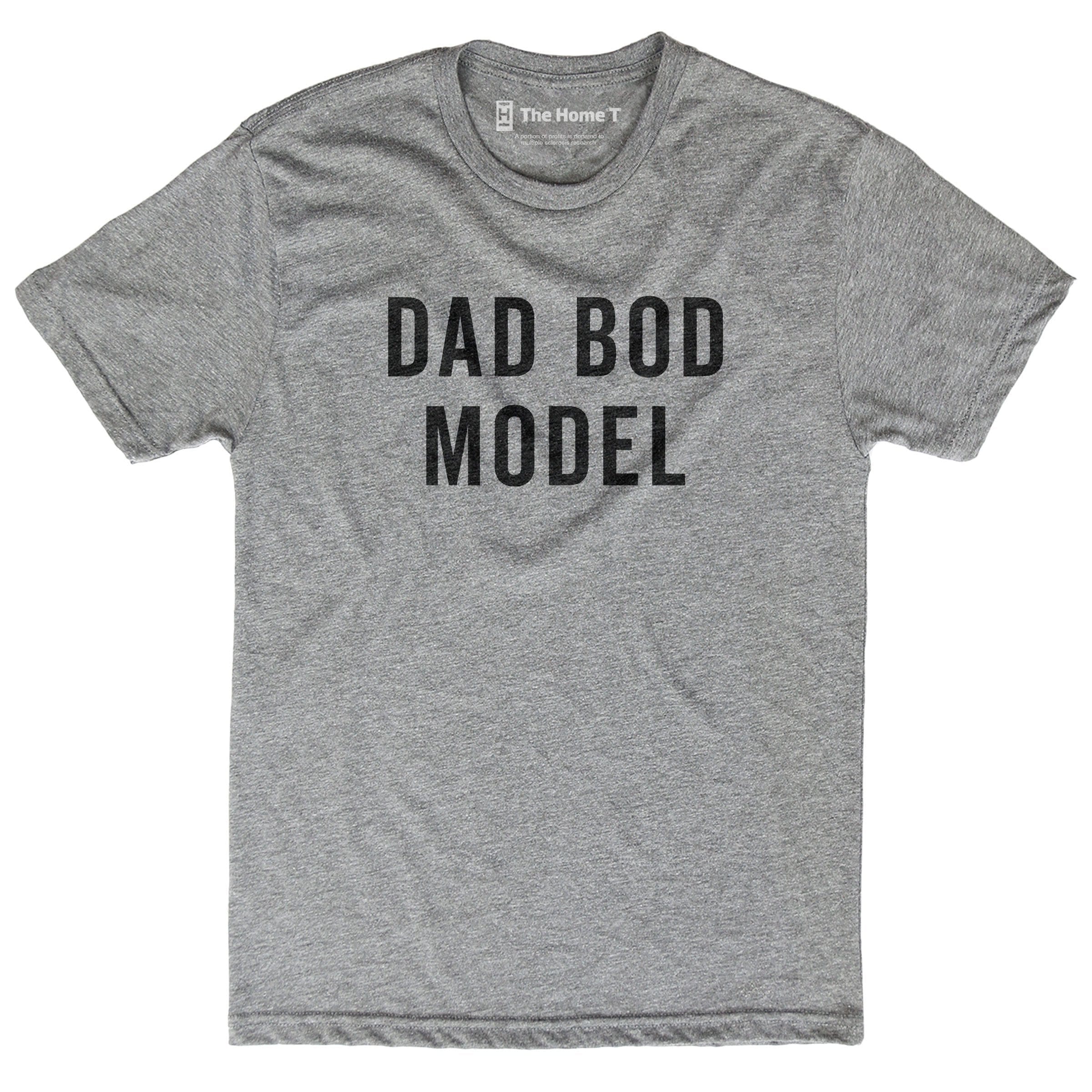 Dad Bod Model athletic grey crewneck