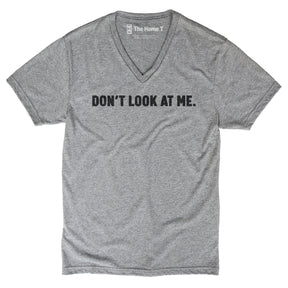 Don't look at me athletic grey V Neck