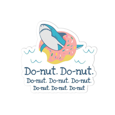 Do-nut Shark Sticker
