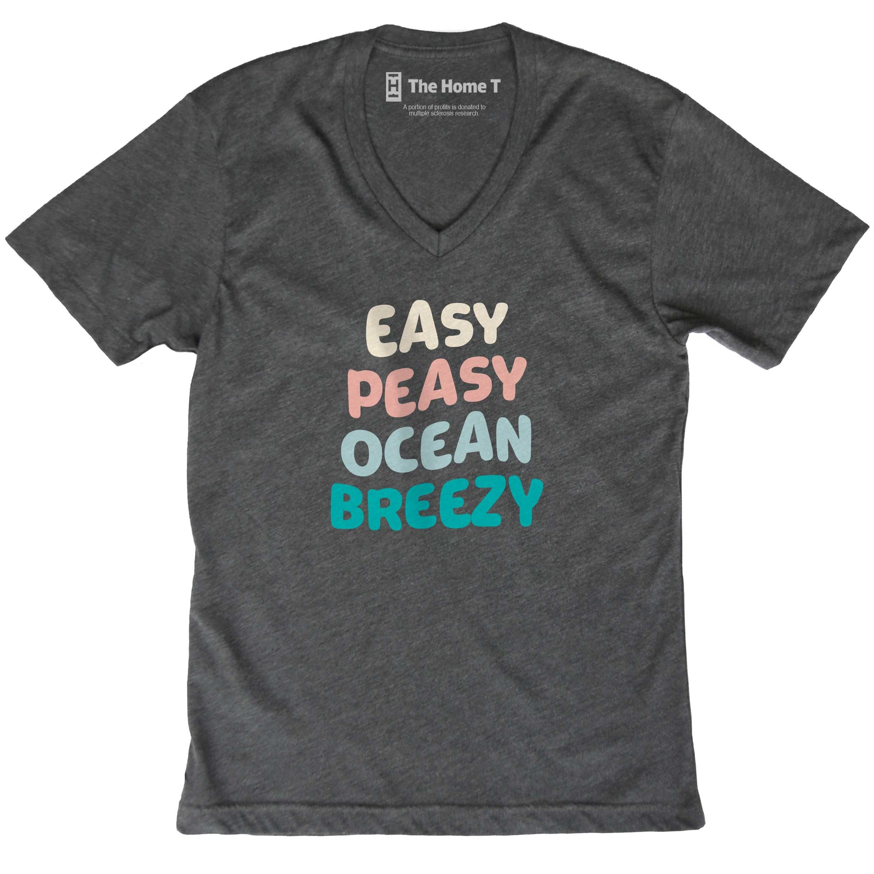 Easy Peasy Ocean Breezy The Home T XS V-Neck