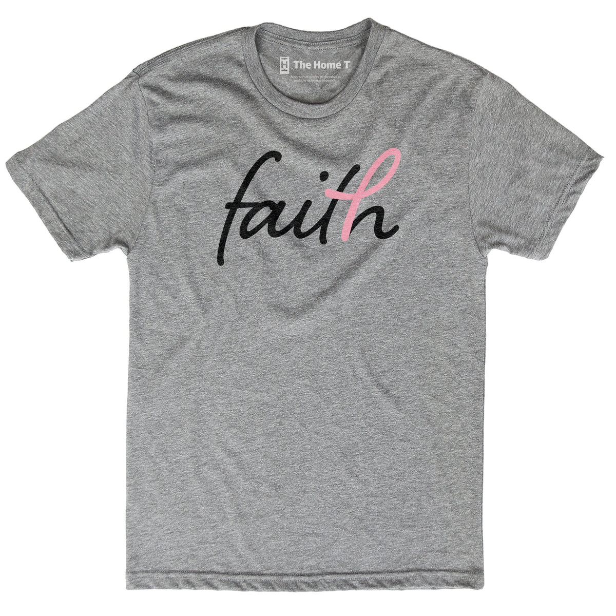Faith Breast Cancer Awareness The Home T XS Crew Neck