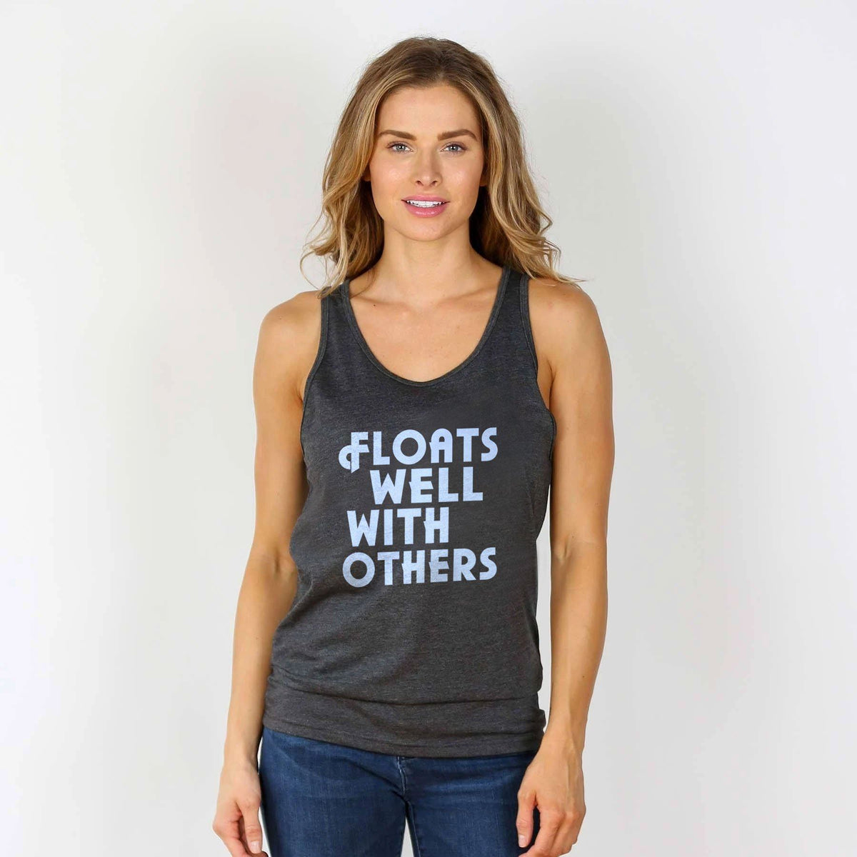 Floats Well With Others The Home T XS Tank Top