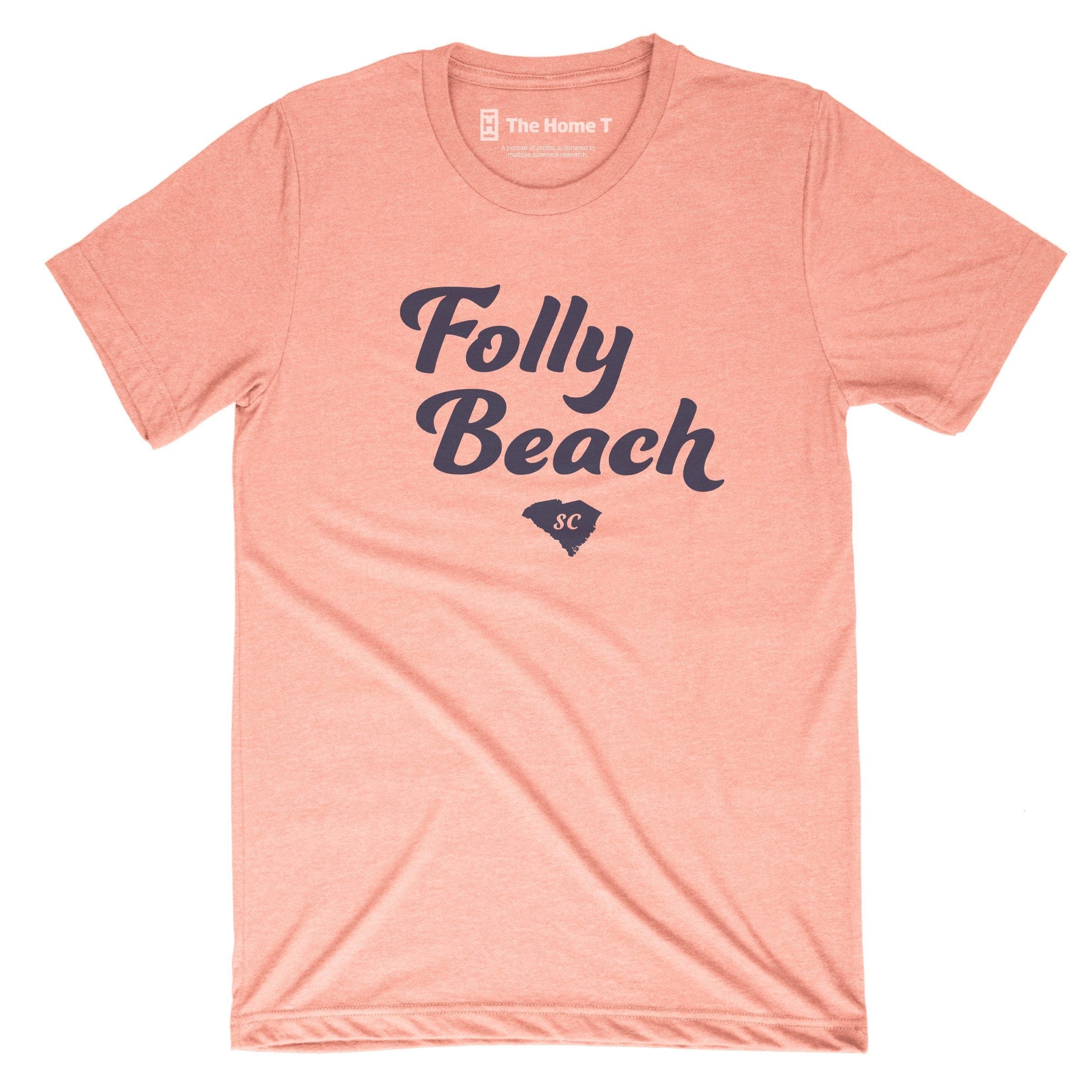 Folly Beach Coral Crewneck