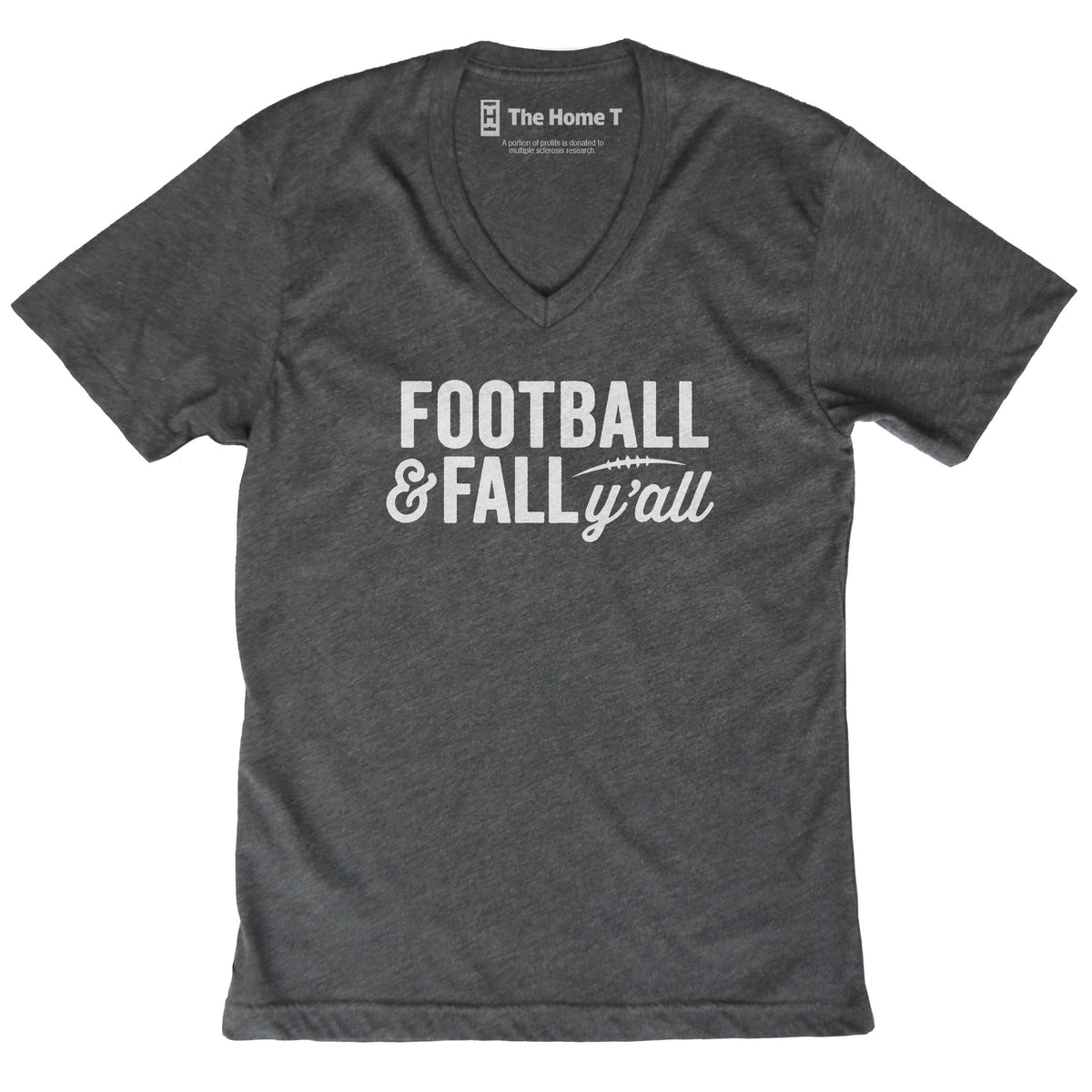 Football and Fall The Home T XS V-Neck