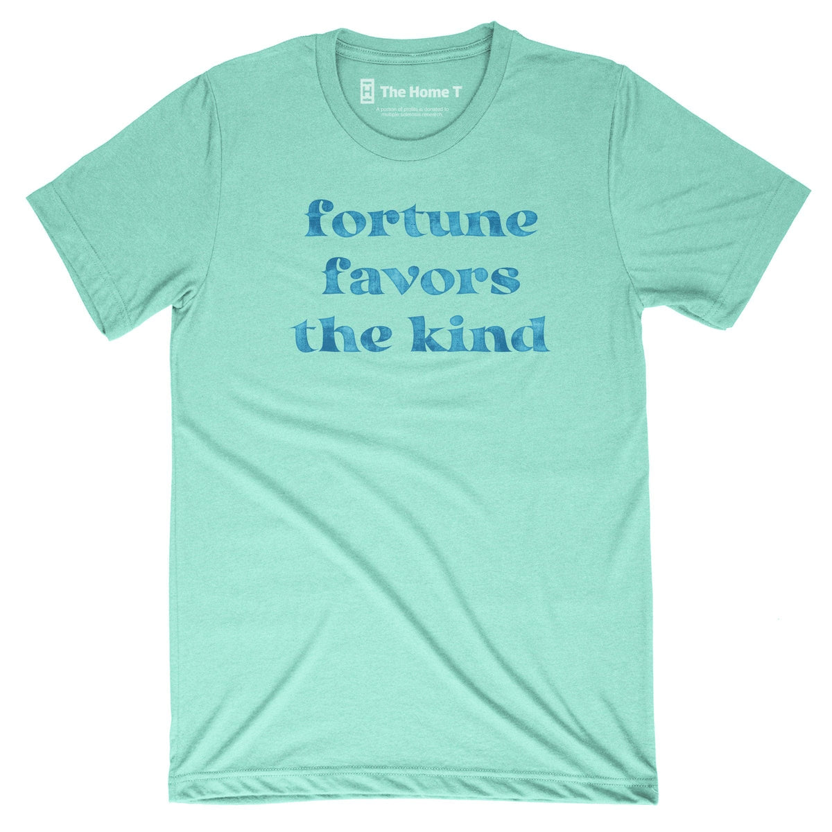 Fortune Favors the Kind Mint Crewneck