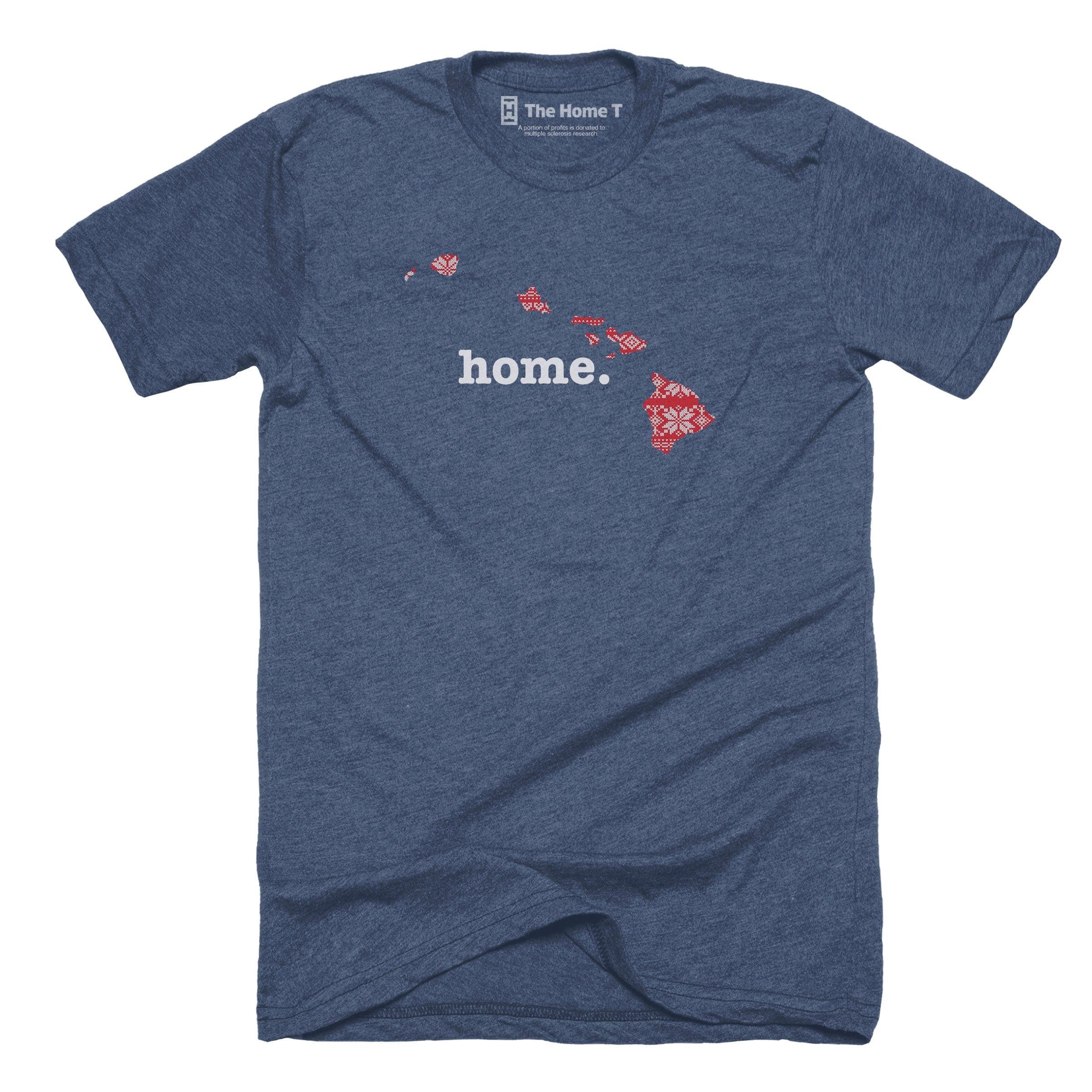 Hawaii Christmas Sweater Pattern Christmas Sweater The Home T XS Navy T-Shirt