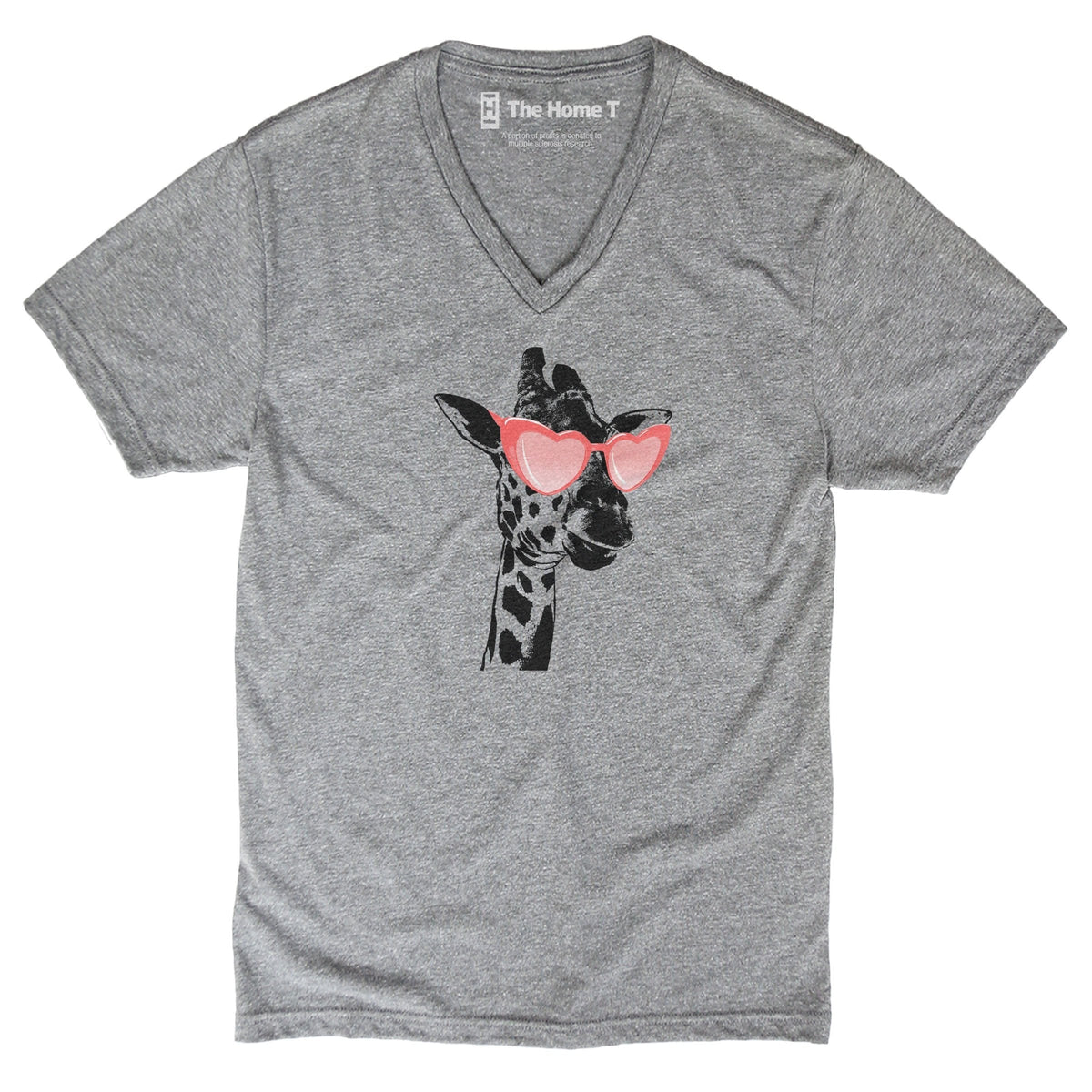 Giraffe Heart Eyes The Home T XS V-Neck