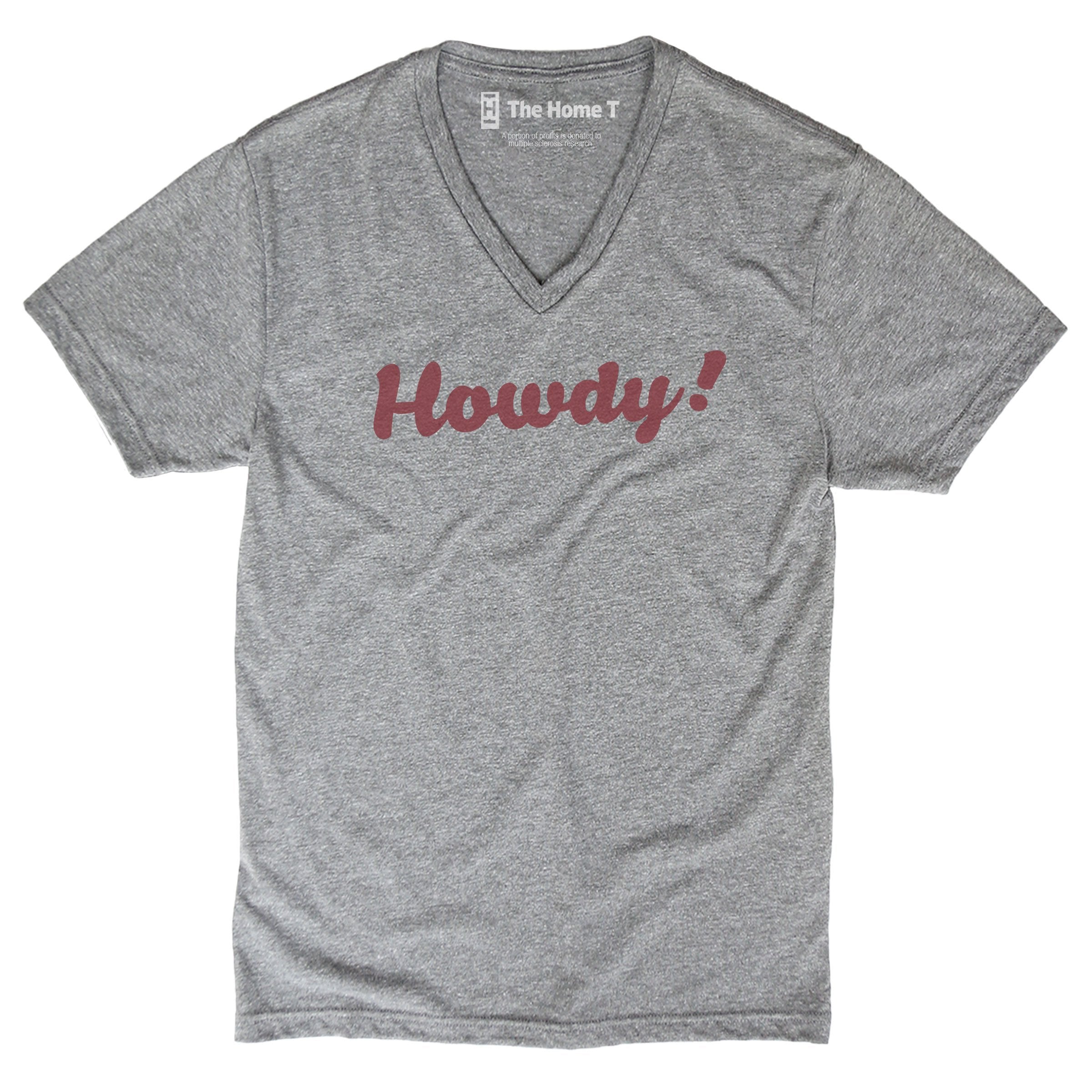 Howdy! Crew neck The Home T XS Ath Grey V-Neck T-Shirt