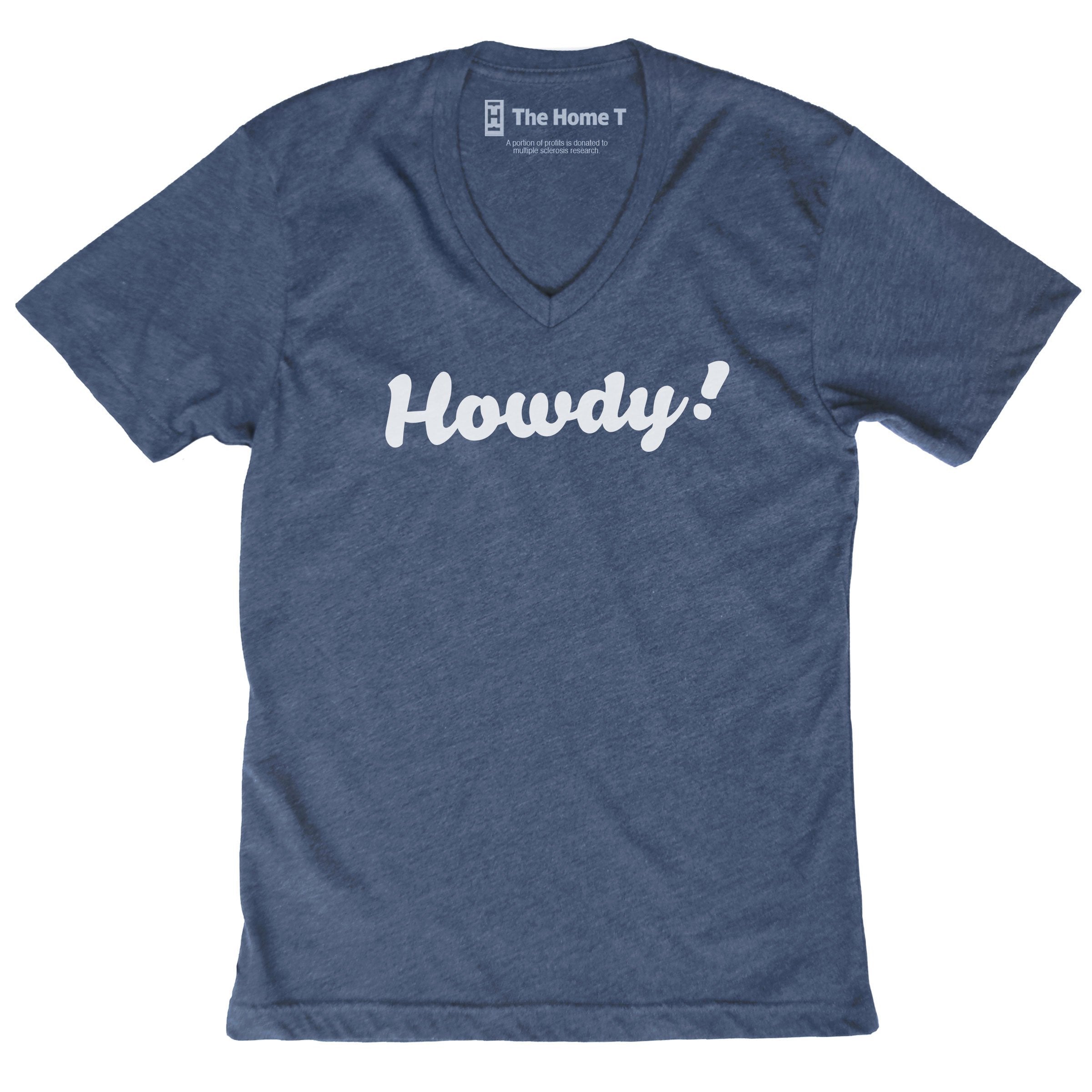 Howdy! Crew neck The Home T XS Navy V-Neck T-Shirt