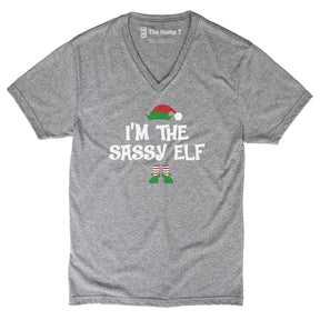 I'm The Sassy Elf V-neck